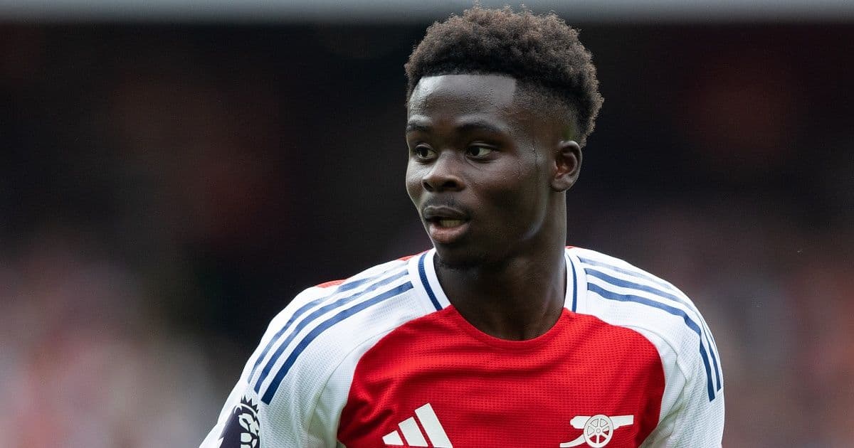 Arsenal, Saka fuori un mese: infortunio al bicipite femorale