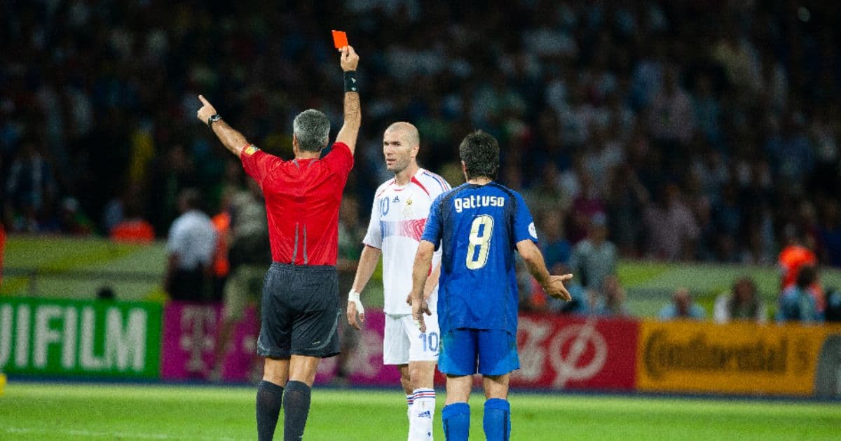 Nella storia della Coppa del Mondo cinque giocatori hanno rimediato un cartellino rosso in finale